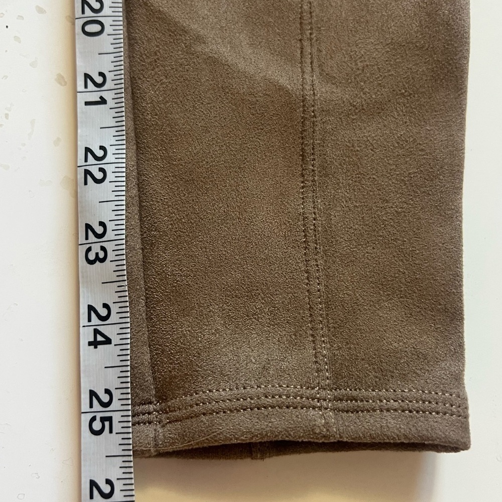 Spanx Faux Suede Leggings Size Medium Petite - Picture 7 of 9
